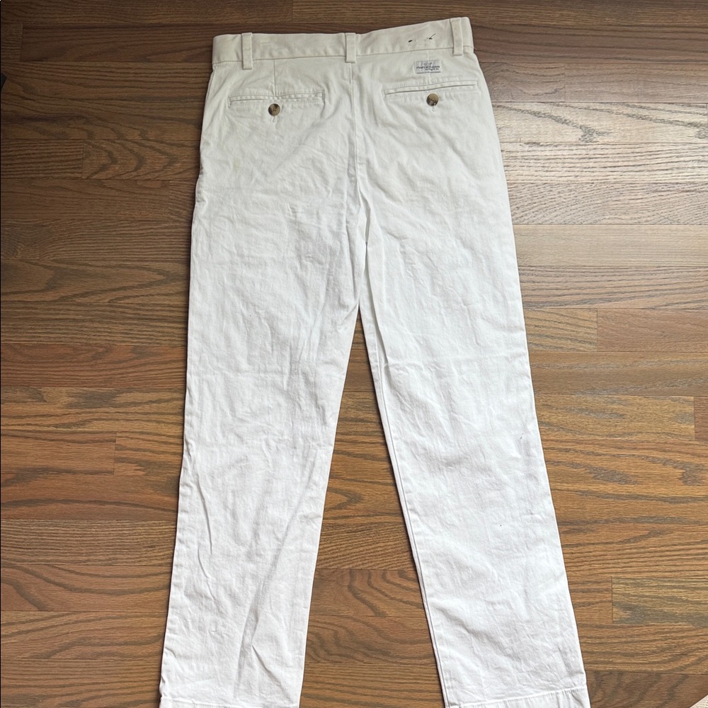 BNWOT Vineyard Vines Boys White Chinos - Picture 3 of 4